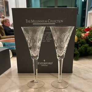 Waterford Crystal Millennium Collection Flutes (Prosperity)